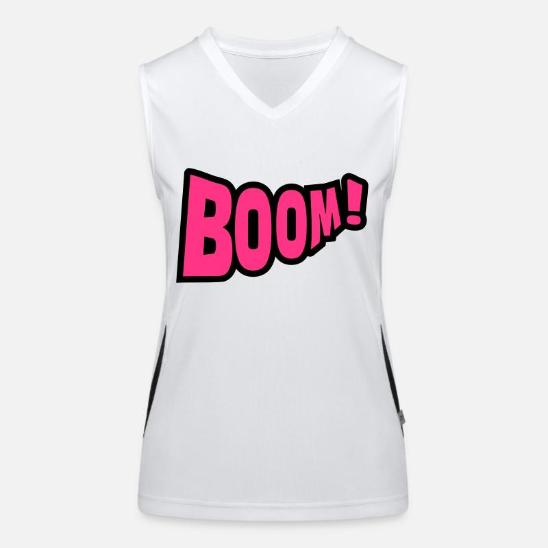 Boom Funktionelles Kontrast-Tank Top für Frauen
