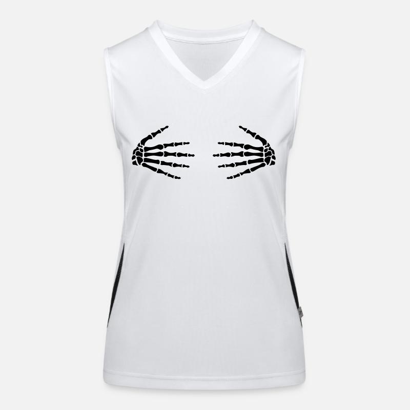 Hände Funktionelles Kontrast-Tank Top für Frauen
