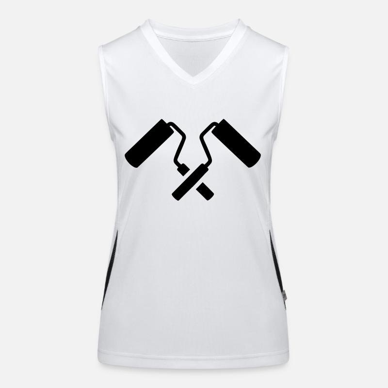 Maler Funktionelles Kontrast-Tank Top für Frauen