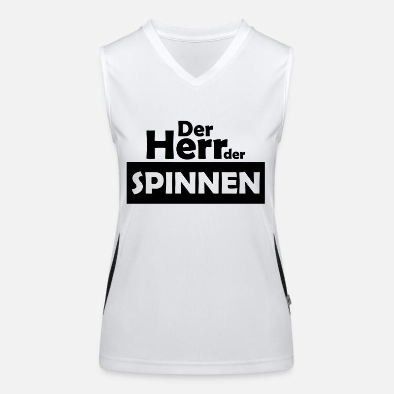 der herr der spinnen Funktionelles Kontrast-Tank Top für Frauen