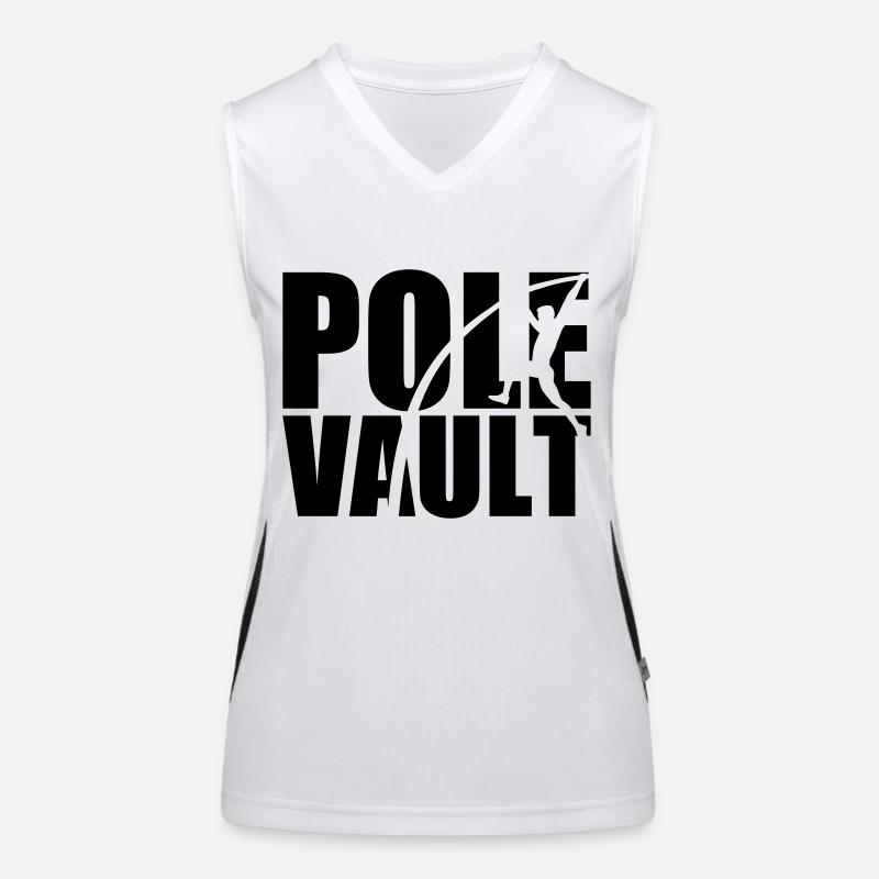 Stabhochsprung Funktionelles Kontrast-Tank Top für Frauen