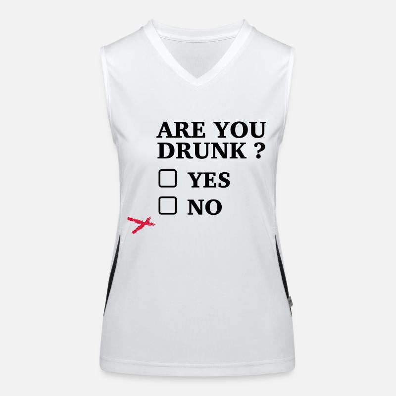 lustiger Trinkspruch Funktionelles Kontrast-Tank Top für Frauen