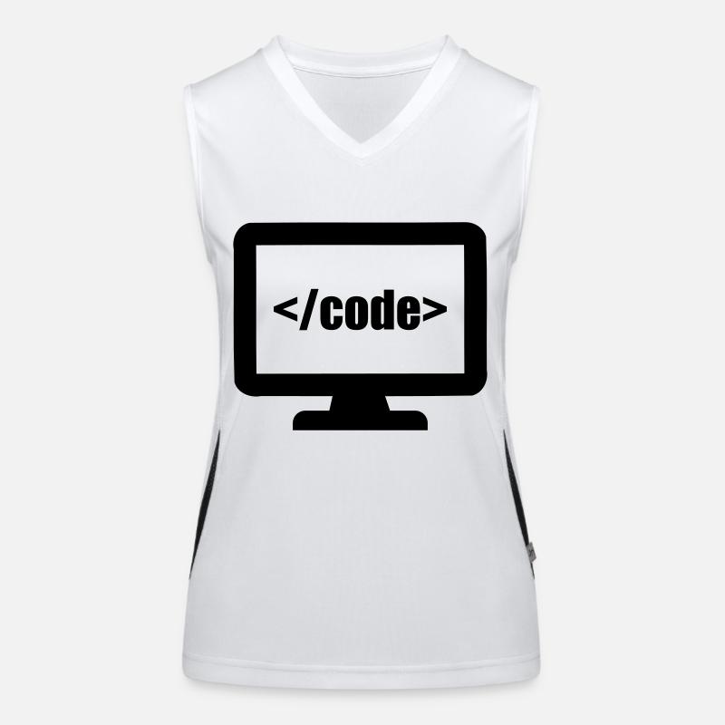 Programmeur Débardeur respirant contrasté Femme