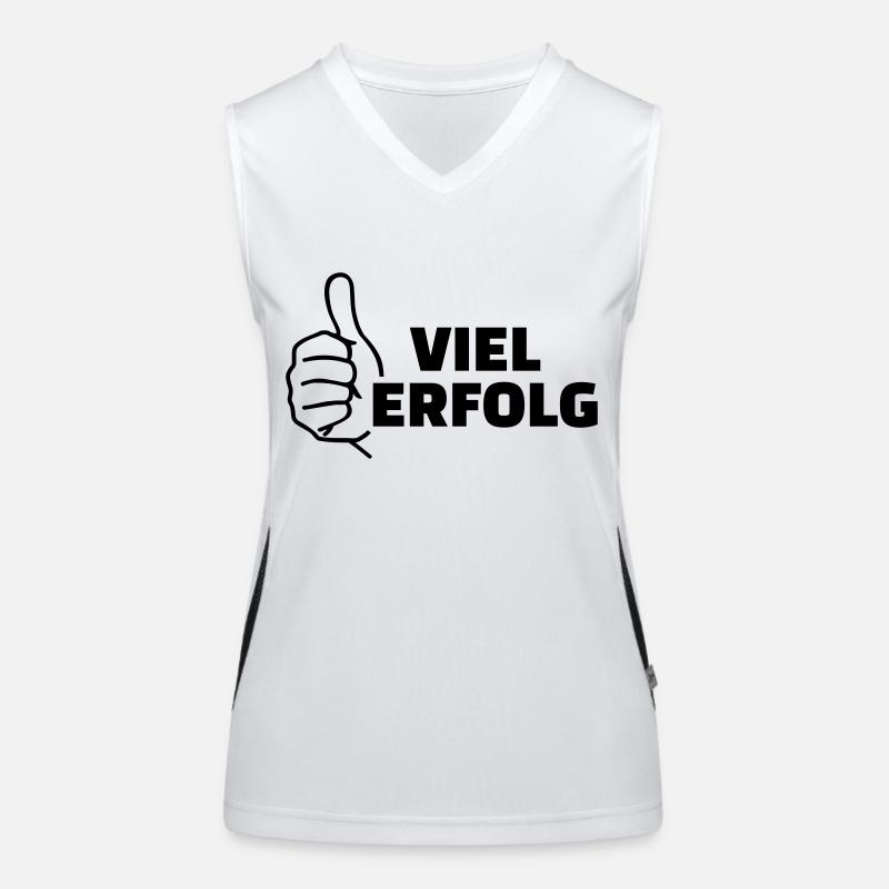 Erfolg Funktionelles Kontrast-Tank Top für Frauen
