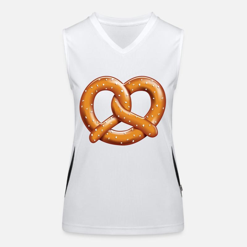 Brezel Funktionelles Kontrast-Tank Top für Frauen