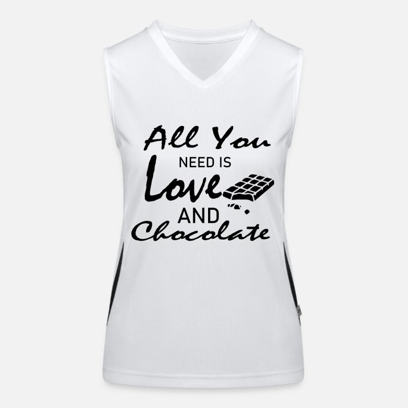 chocolat chocolat Débardeur respirant contrasté Femme