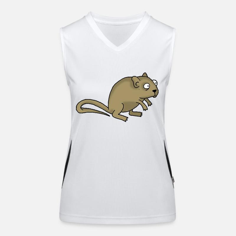 Maus Funktionelles Kontrast-Tank Top für Frauen