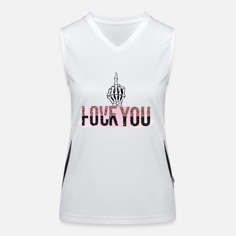 F*ck you Women's Functional Contrast Tank Top