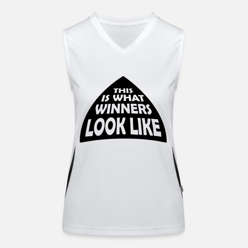 What Winners Look Like Funktionelles Kontrast-Tank Top für Frauen