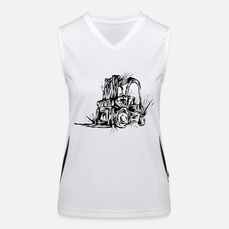 Forklift Women's Functional Contrast Tank Top
