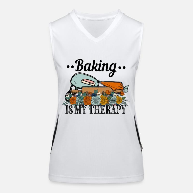 Baking Baker Baker Bakery Confectionery Cake Women's Functional Contrast Tank Top