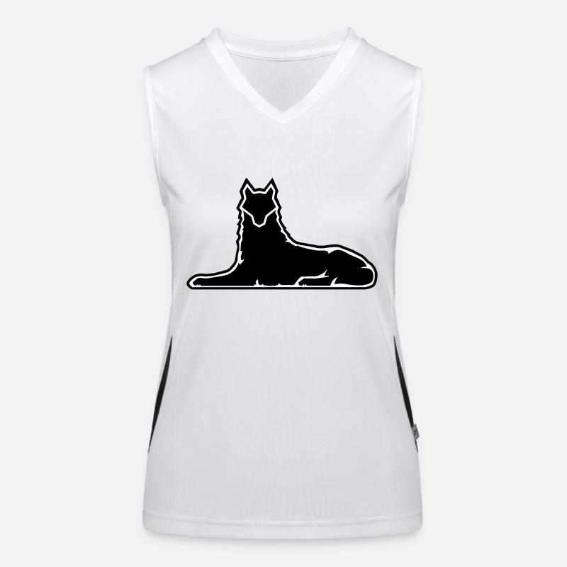 Einzelgänger Funktionelles Kontrast-Tank Top für Frauen