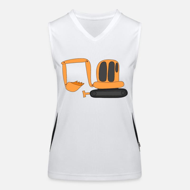 Bagger Funktionelles Kontrast-Tank Top für Frauen
