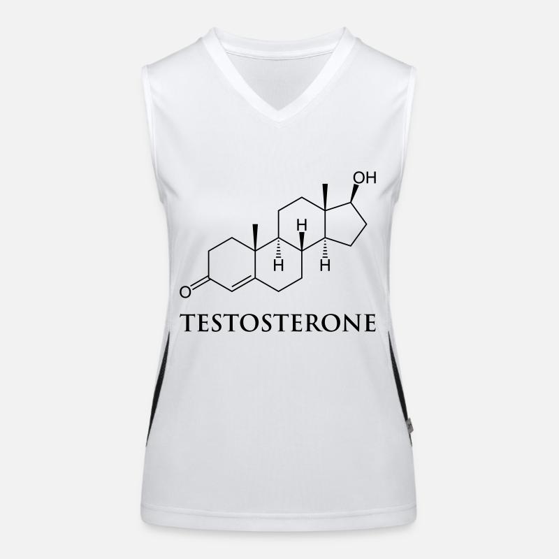 testostérone Débardeur respirant contrasté Femme