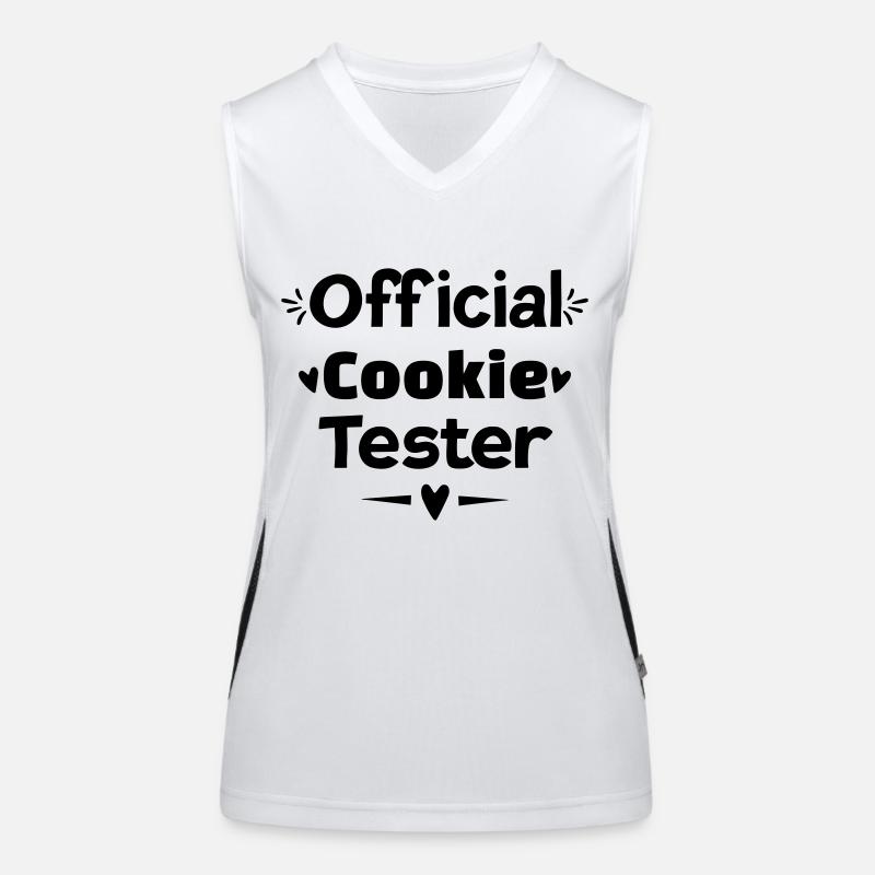 Offizieller Cookie-Tester Funktionelles Kontrast-Tank Top für Frauen