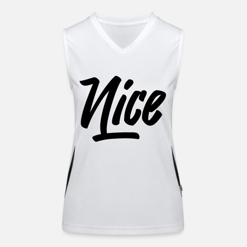 NICE Débardeur respirant contrasté Femme