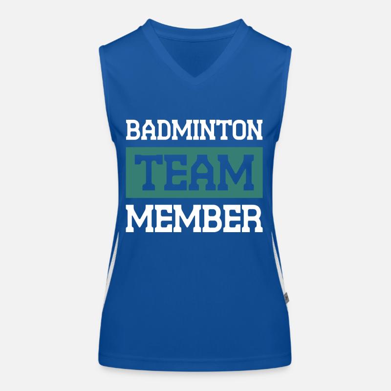 Badminton Team Funktionelles Kontrast-Tank Top für Frauen