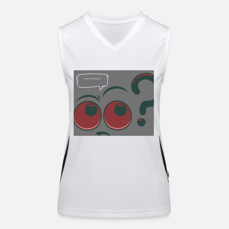 What Happend Funktionelles Kontrast-Tank Top für Frauen