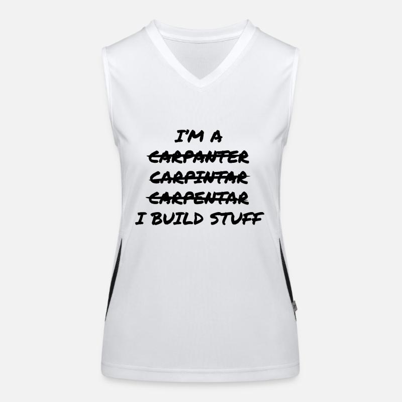 Carpenter Build Stuff Funktionelles Kontrast-Tank Top für Frauen