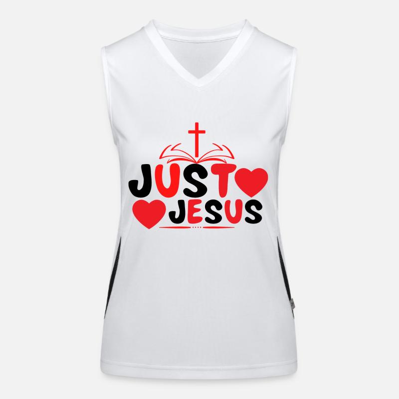 Juste Jésus Débardeur respirant contrasté Femme