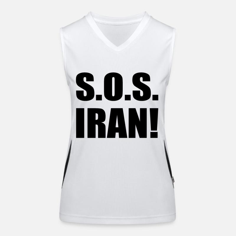 Sos iran Funktionelles Kontrast-Tank Top für Frauen