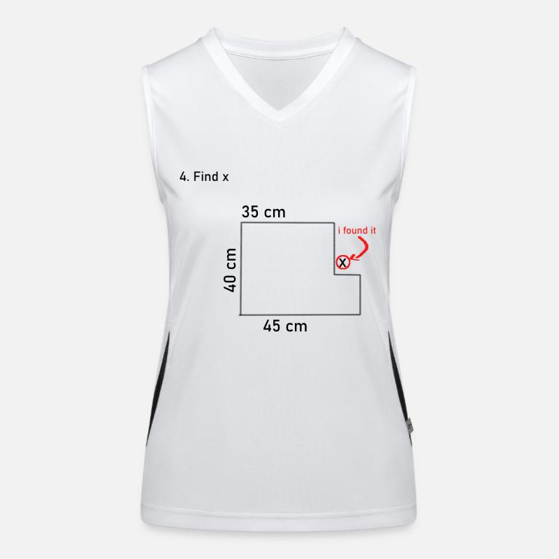 Math Math Joke Gift Gift Idea Nerdy Women's Functional Contrast Tank Top