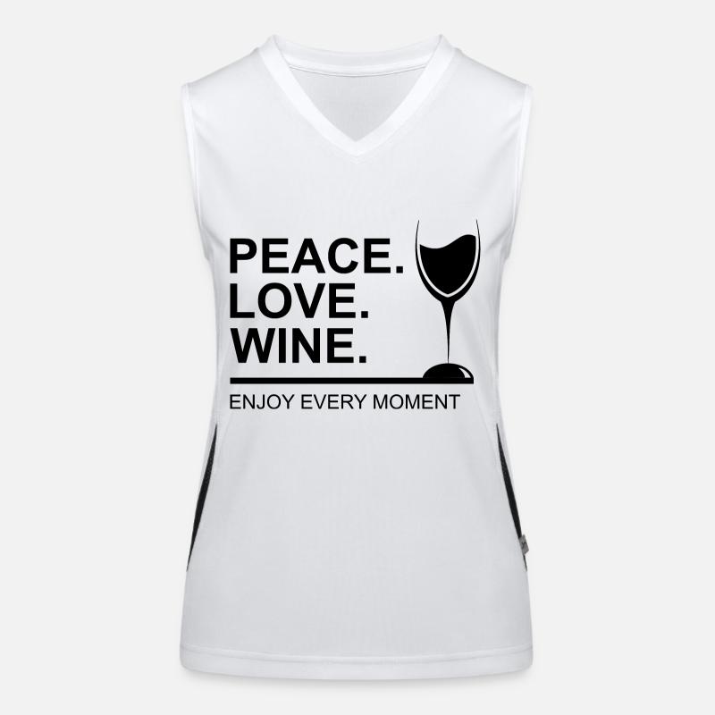 Bier Wein Whiskey Schnaps Alkohol Funktionelles Kontrast-Tank Top für Frauen