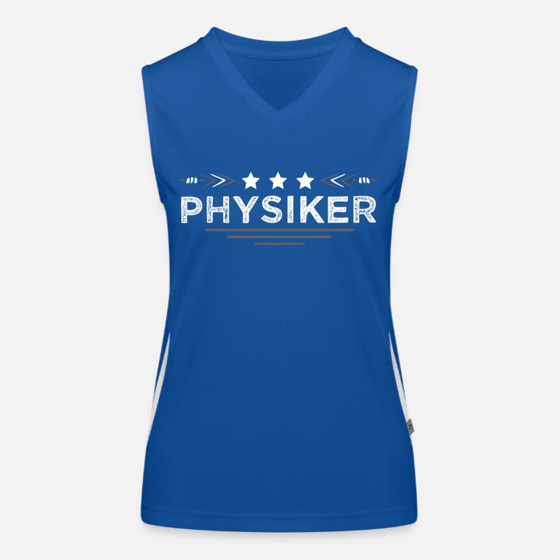 Physiker Beruf Funktionelles Kontrast-Tank Top für Frauen