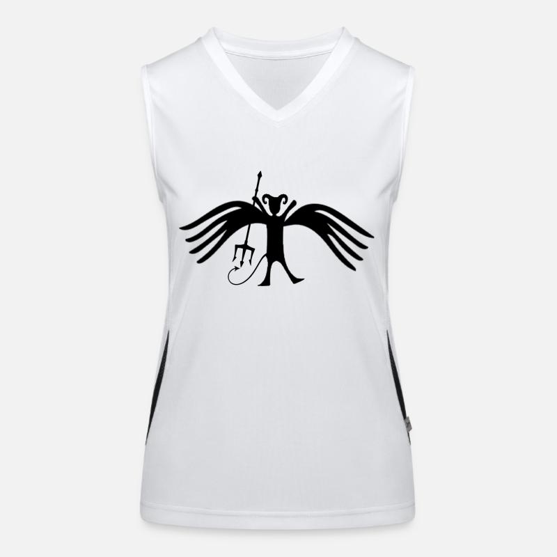 devil Women's Functional Contrast Tank Top