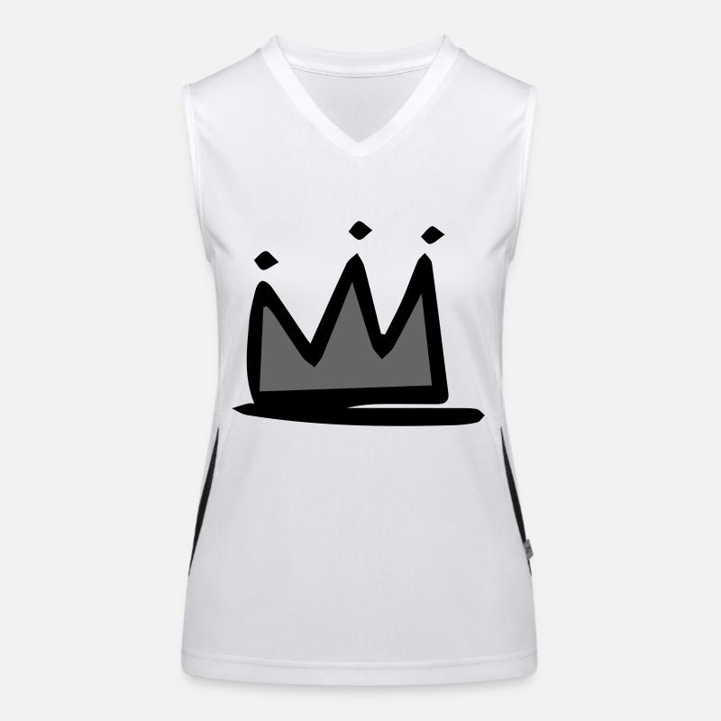 krone Funktionelles Kontrast-Tank Top für Frauen