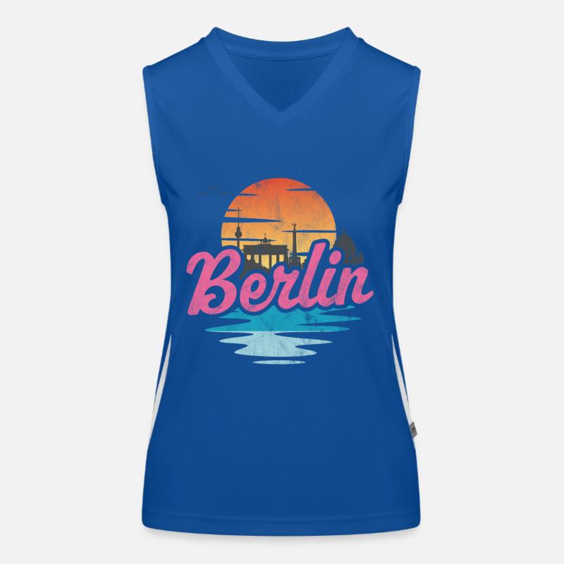 Ville de Berlin Débardeur respirant contrasté Femme