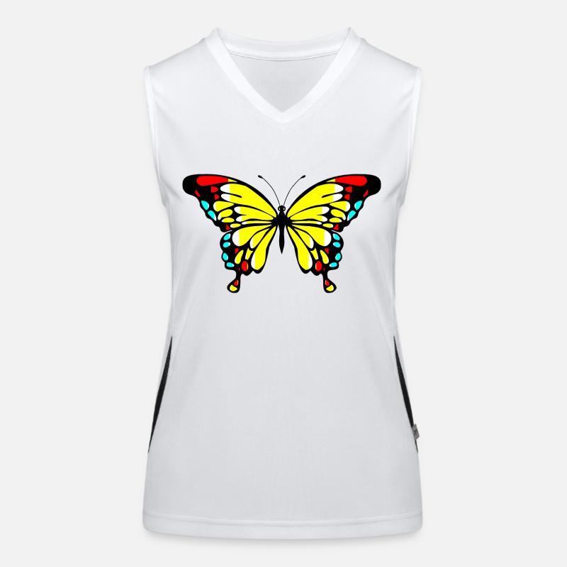 Papillon Débardeur respirant contrasté Femme