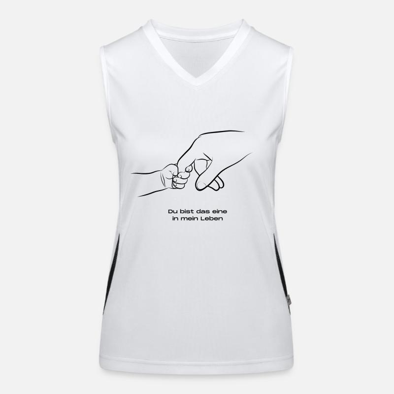 Du bist das eine in mein Leben Funktionelles Kontrast-Tank Top für Frauen