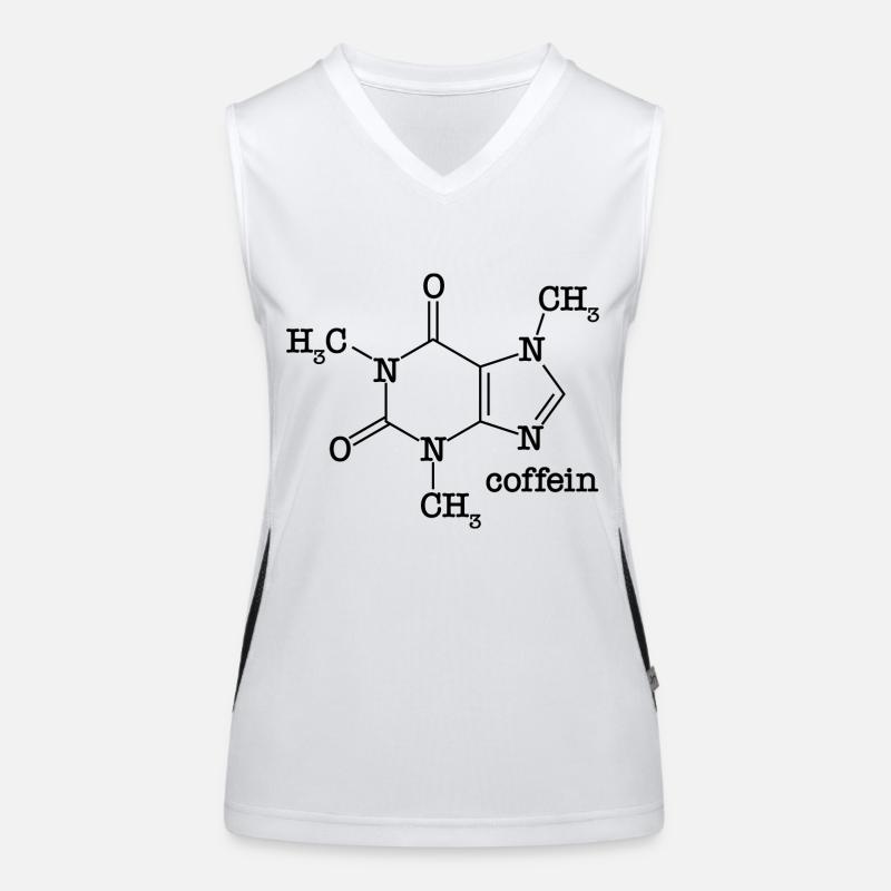 coffein Funktionelles Kontrast-Tank Top für Frauen