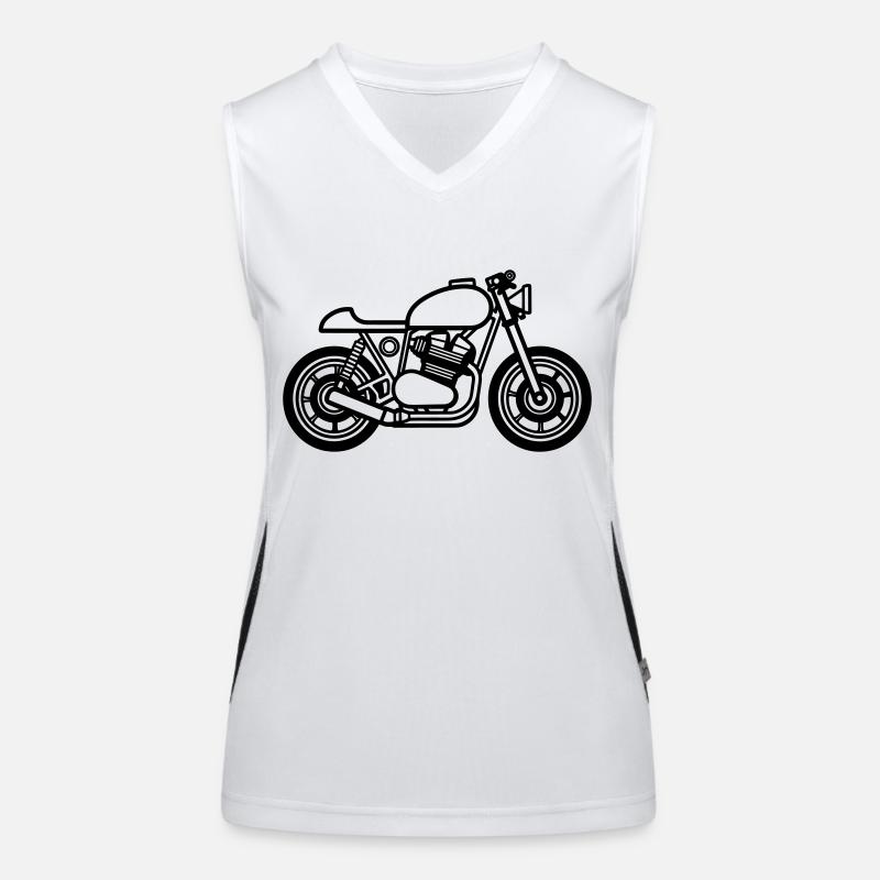 Motorcycle Women's Functional Contrast Tank Top