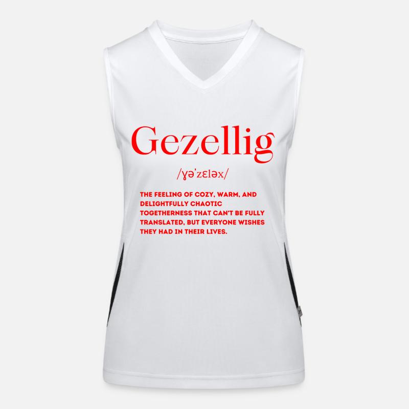 Niederländisch Funktionelles Kontrast-Tank Top für Frauen