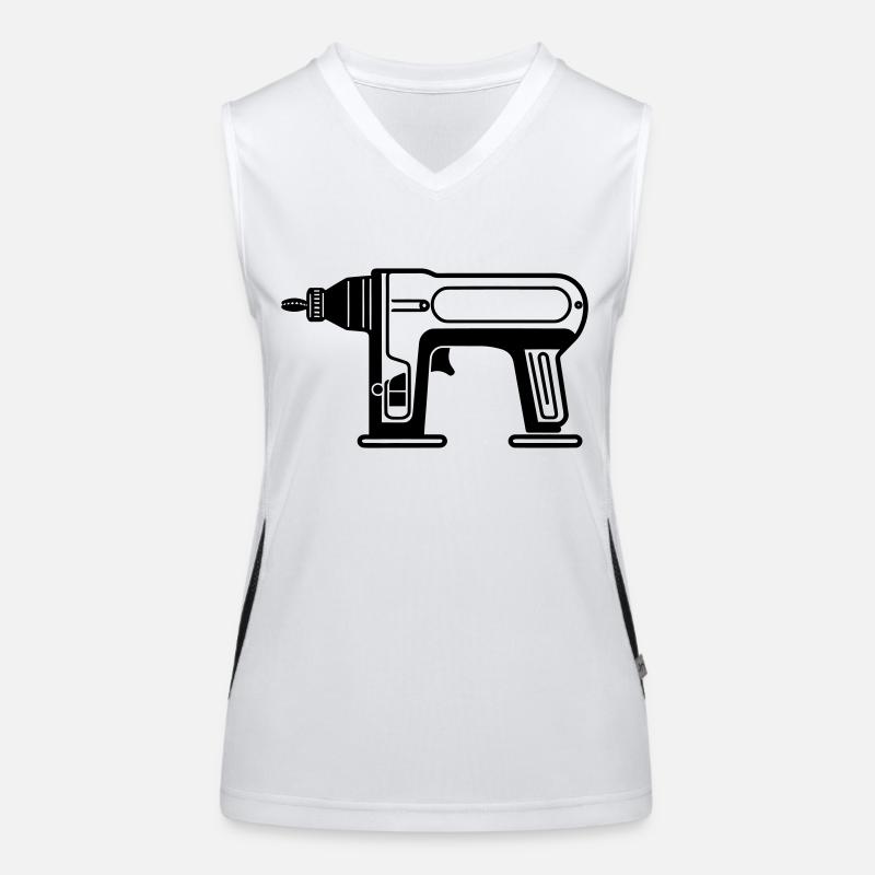 Bohrer Funktionelles Kontrast-Tank Top für Frauen