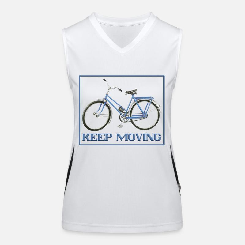 keep moving Women's Functional Contrast Tank Top