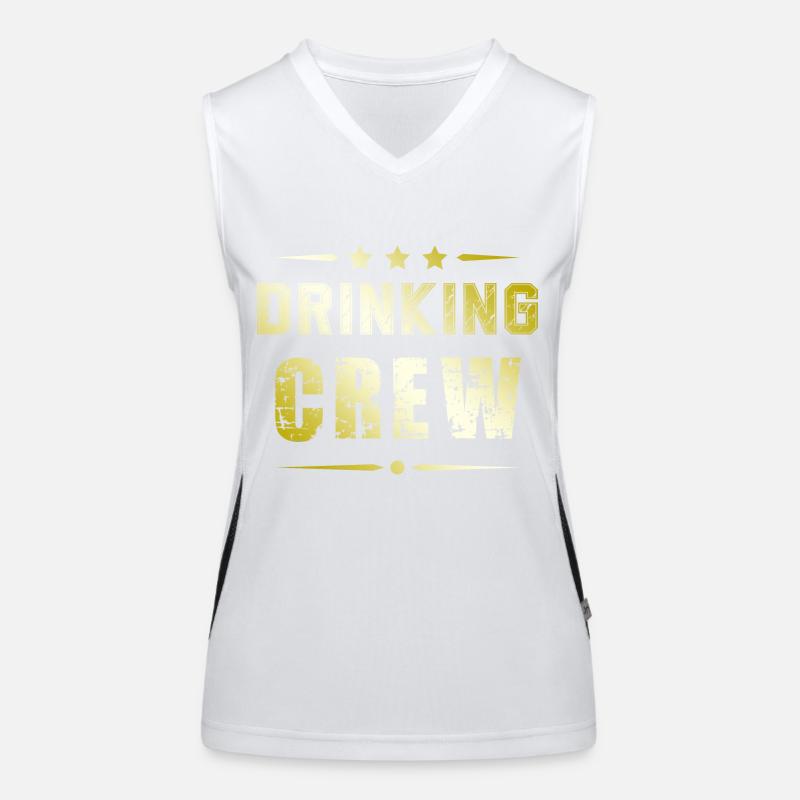 Drinking Crew Women's Functional Contrast Tank Top