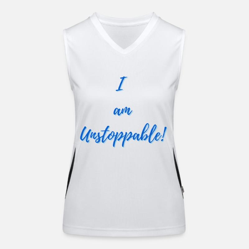 I am Unstoppable Women's Functional Contrast Tank Top