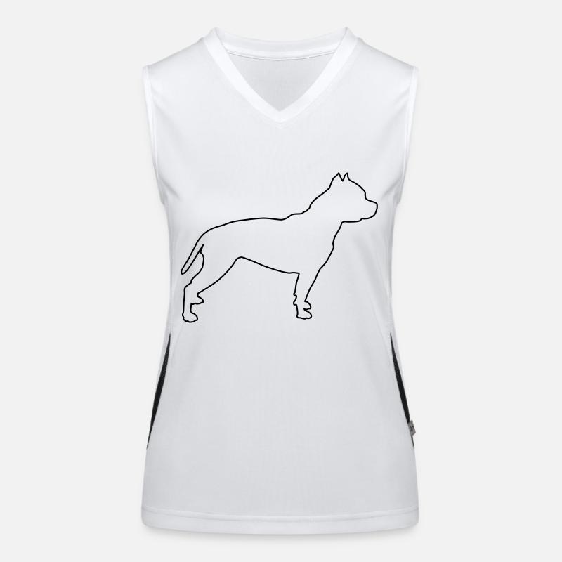 Pitbull Contours 1 Women's Functional Contrast Tank Top