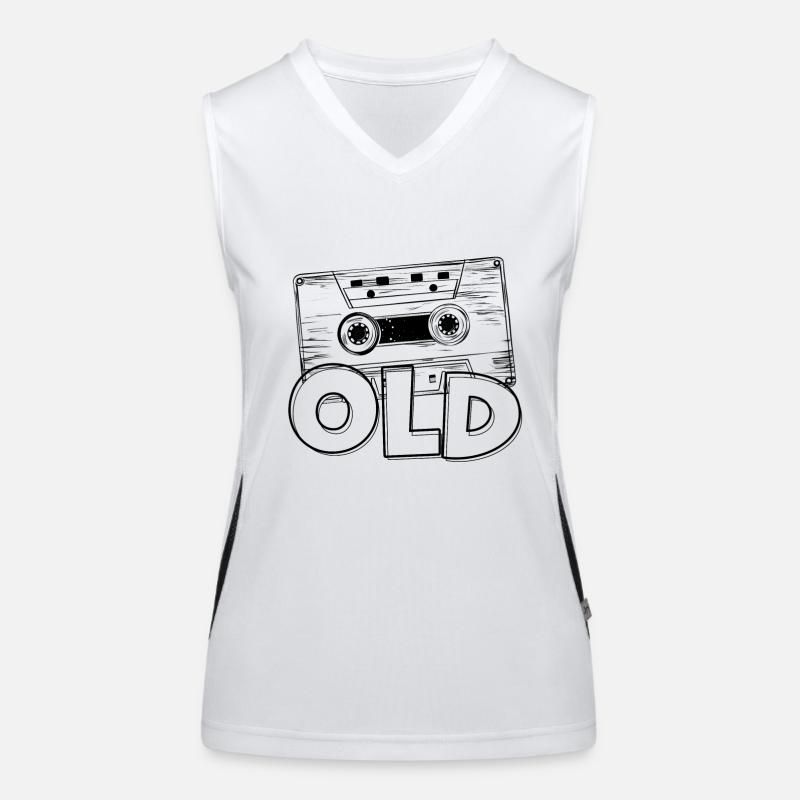 Audio cassette Women's Functional Contrast Tank Top