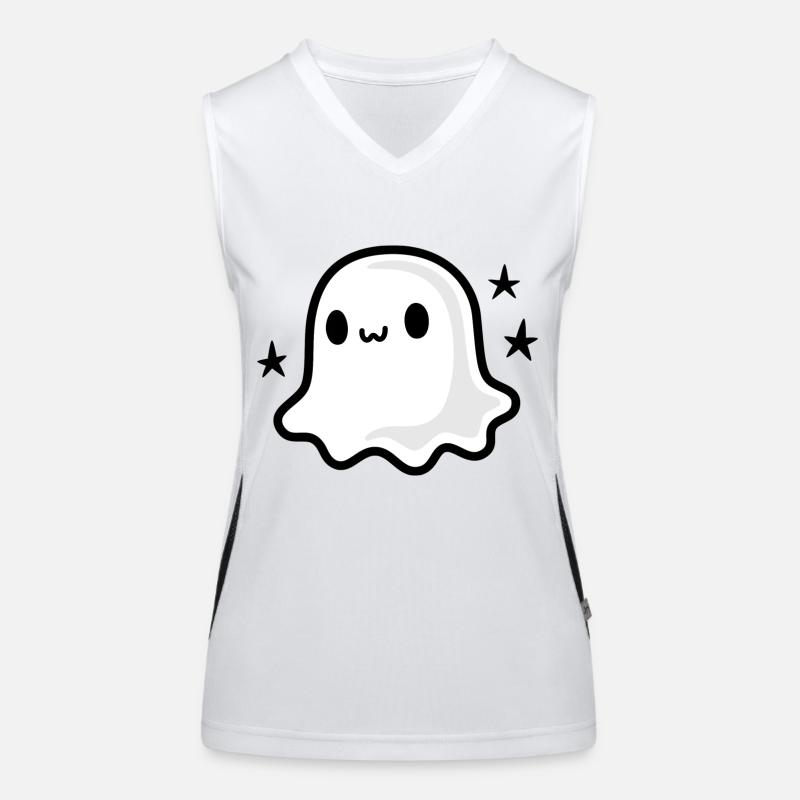 Cute Ghost Women's Functional Contrast Tank Top