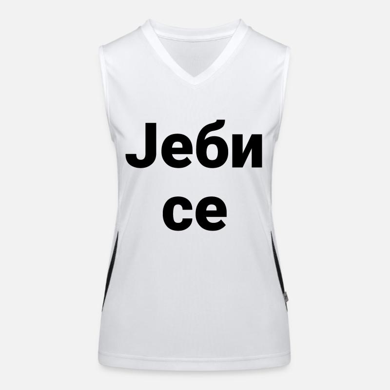 serbisch Funktionelles Kontrast-Tank Top für Frauen