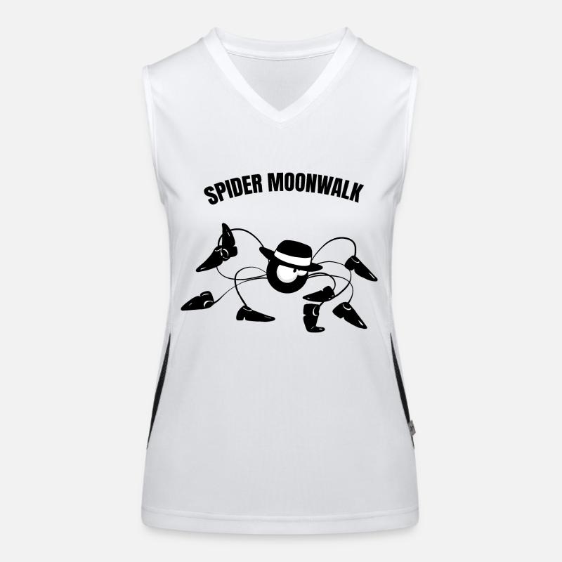 Beth the Spider - Der Moonwalk (Textversion) Funktionelles Kontrast-Tank Top für Frauen