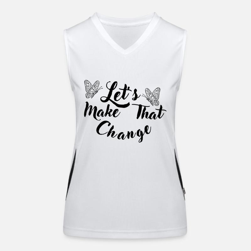 MakeThat Change Women's Functional Contrast Tank Top