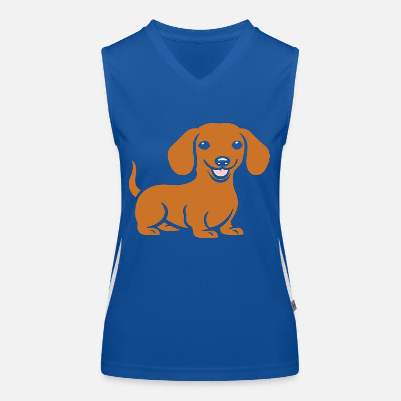 teckel Débardeur respirant contrasté Femme