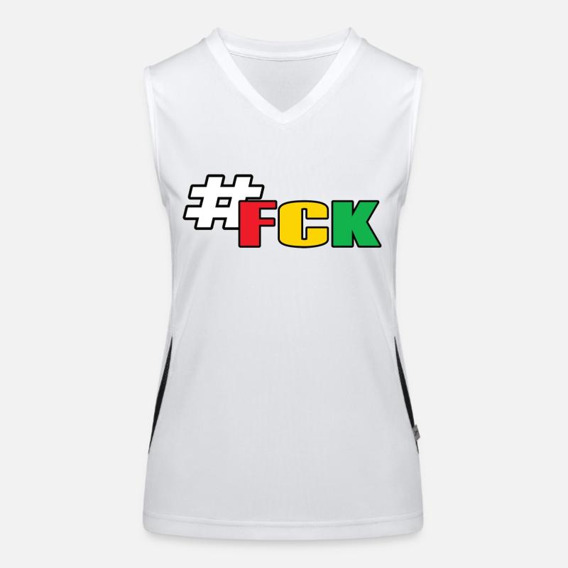#FCK Funktionelles Kontrast-Tank Top für Frauen