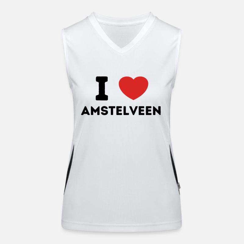 J’aime Amstelveen Pays-Bas Débardeur respirant contrasté Femme