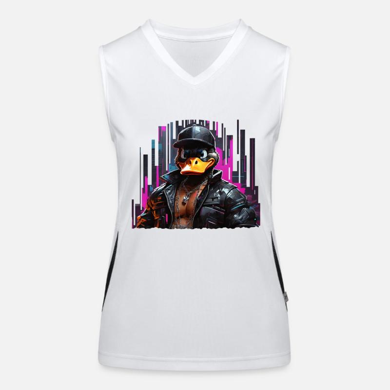 Rapper Funktionelles Kontrast-Tank Top für Frauen